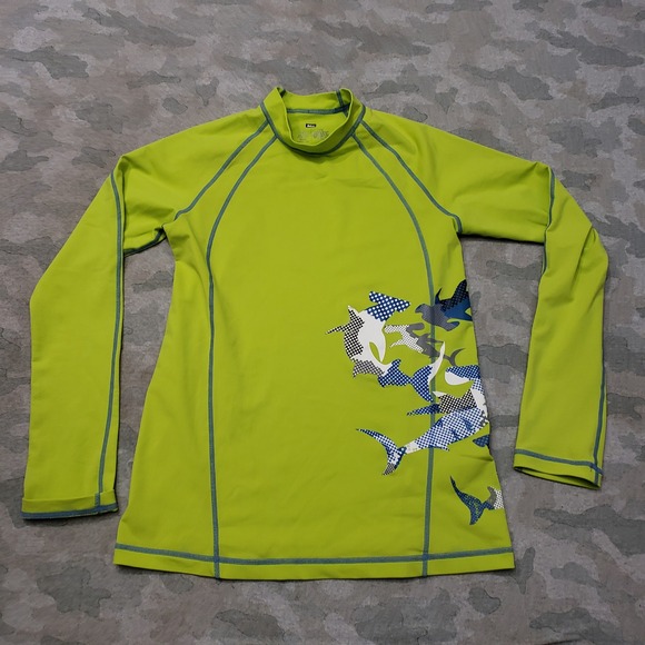 REI Other - REI Rash Guard Youth Large Green Pullover Long Sleeve